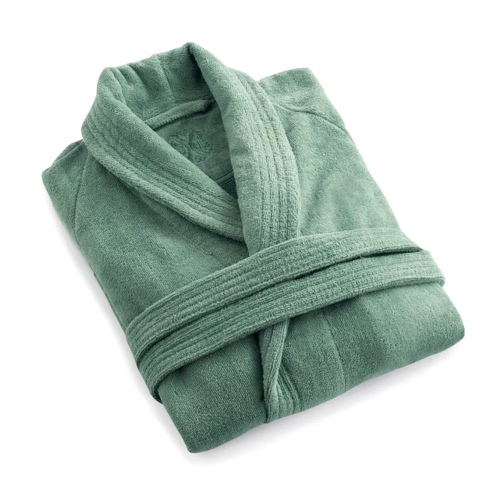 peignoir_avec_col_chle__v_3.webp Peignoir avec col châle - Vert*CXLbyChristianLacroix Outlet