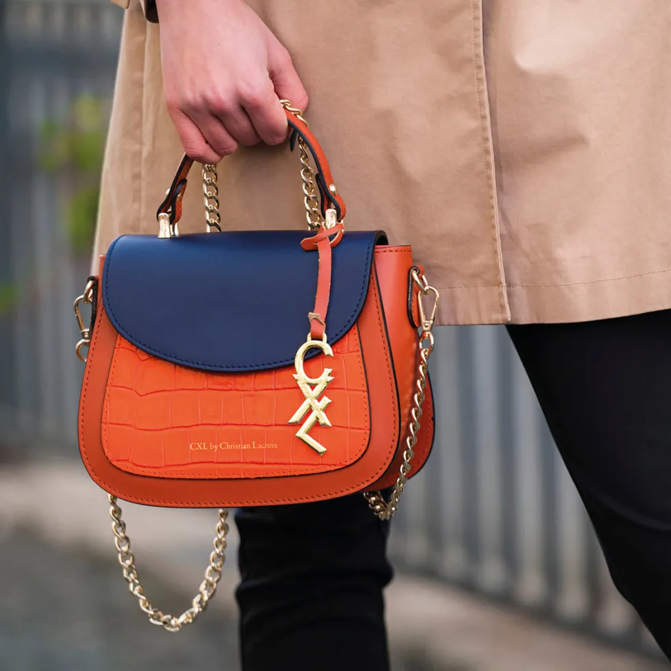 petit_sac__main_haussmann_2-1.webp Petit sac à main Haussmann en cuir croco et rabat cuir lisse*CXLbyChristianLacroix Sale