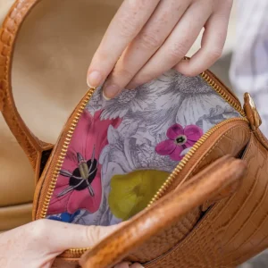 Petit sac bowling Bel-air en cuir croco*CXLbyChristianLacroix Online