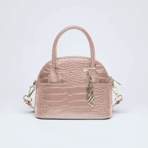 Petit sac bowling Bel-air en cuir croco*CXLbyChristianLacroix Online