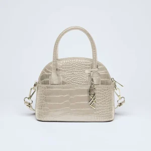 Petit sac bowling Bel-air en cuir croco*CXLbyChristianLacroix Online