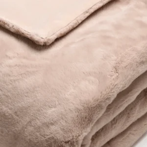 Plaid imitation fourrure Beige - 130 x 180 cm*Chevignon Online
