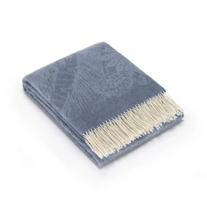 Plaid tissé - Monstera Bleu*Chevignon Discount