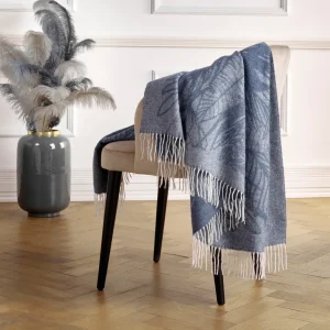Plaid tissé - Monstera Bleu*Chevignon Discount
