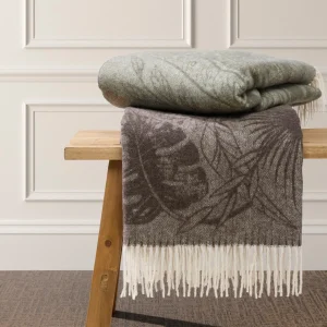 Plaid tissé Araçari Vert - 130 x 180 cm*Chevignon Outlet