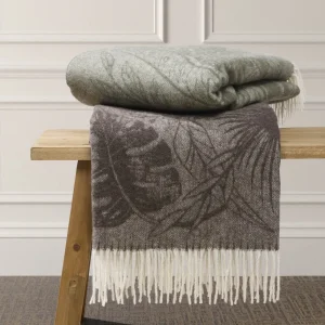 Plaid tissé en cachemire Toucania Marron - 130 x 180 cm*Cacharel Outlet