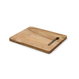 Planche à découper rectangulaire en bois d'acacia avec poignée intégrée*Brandt Outlet