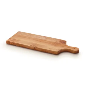 Planche à découper rectangulaire avec poignée en bois d'olivier fait à la main*Brandt Fashion