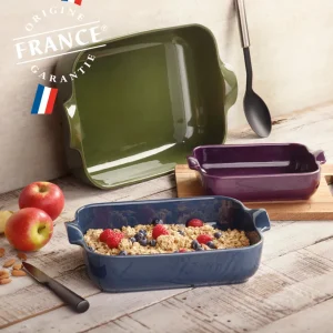 Plat à four en céramique individuel - 500 ml - 1 personne*Brandt Discount