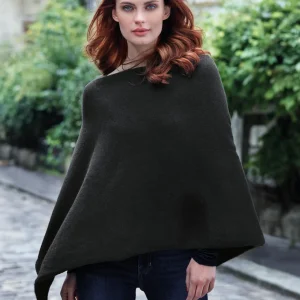Poncho cachemire - Noir*CXLbyChristianLacroix Clearance