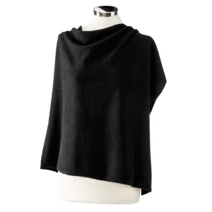 Poncho cachemire - Noir*CXLbyChristianLacroix Clearance