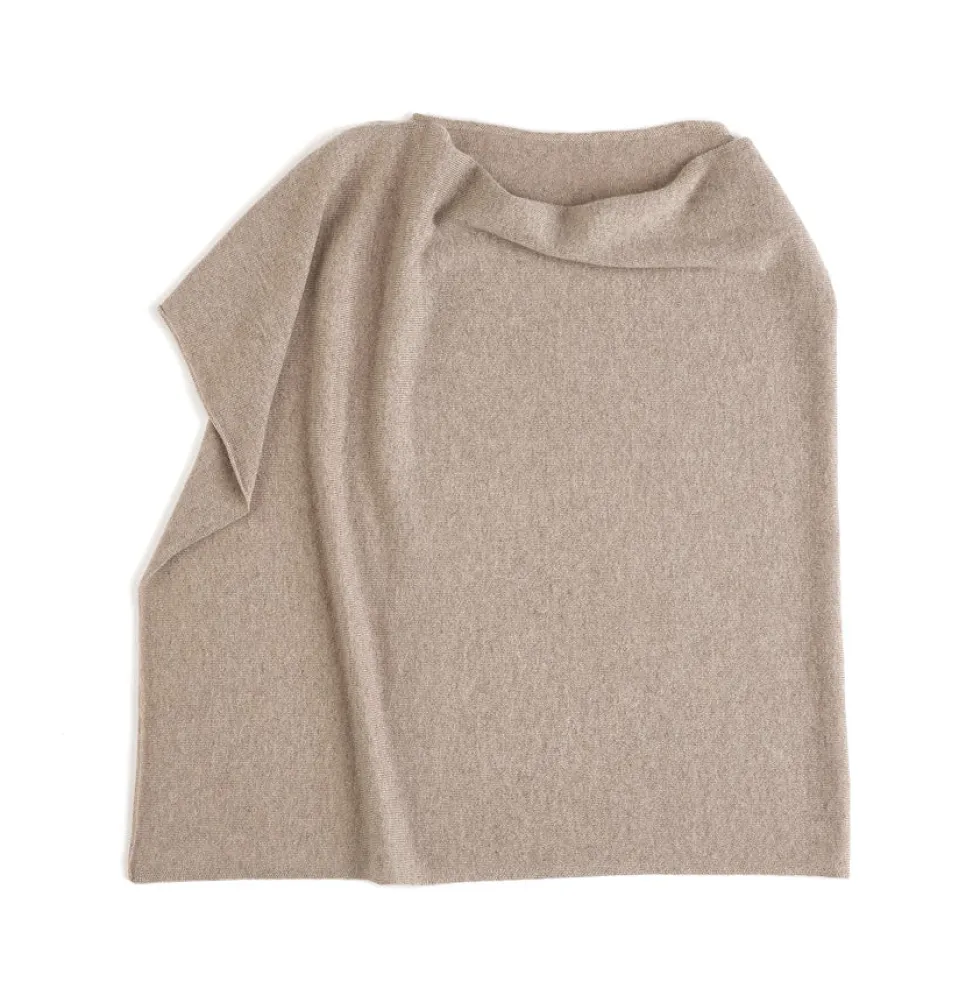 poncho_cachemire__taupe_0.webp Poncho cachemire - Taupe*CXLbyChristianLacroix Online