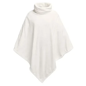 Poncho en polaire ultra doux et confortable - Blanc cassé*Rodier Discount