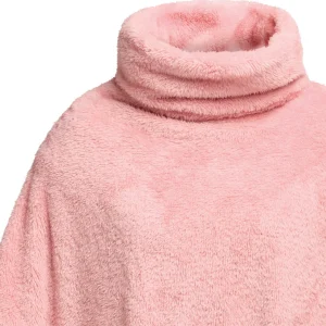 Poncho en polaire ultra doux et confortable - Rose clair*Maison Héritage Outlet