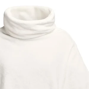 Poncho en polaire ultra doux et confortable - Blanc cassé*Rodier Discount
