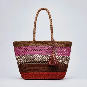 Sac à main Flavie en raphia confectionné à la main*CXLbyChristianLacroix Clearance
