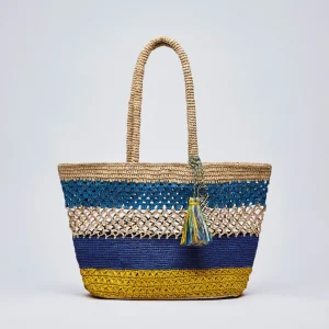 Sac à main Flavie en raphia confectionné à la main*CXLbyChristianLacroix Clearance