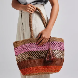 Sac à main Flavie en raphia confectionné à la main*CXLbyChristianLacroix Clearance
