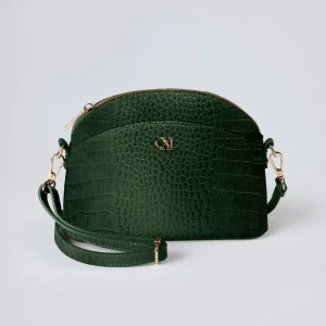 Sac bandoulière Malesherbes en cuir croco*CXLbyChristianLacroix Clearance