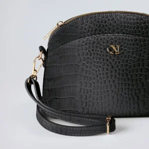 Sac bandoulière Malesherbes en cuir croco*CXLbyChristianLacroix Clearance