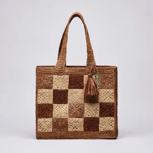 Sac cabas Amandine en raphia confectionné à la main*CXLbyChristianLacroix Outlet