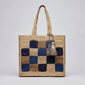 Sac cabas Amandine en raphia confectionné à la main*CXLbyChristianLacroix Outlet