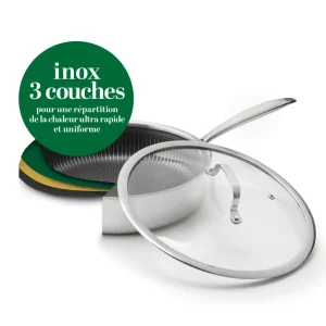 Sauteuse Multinox Pro – Trois couches – Argenté*Sauter Best