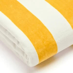 Serviette de plage Alba Jaune - 90 x 180 cm*Cacharel Hot