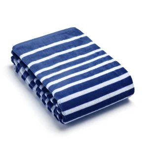 Serviette de plage Ambre Bleu foncé - 90 x 180 cm*CXLbyChristianLacroix Sale