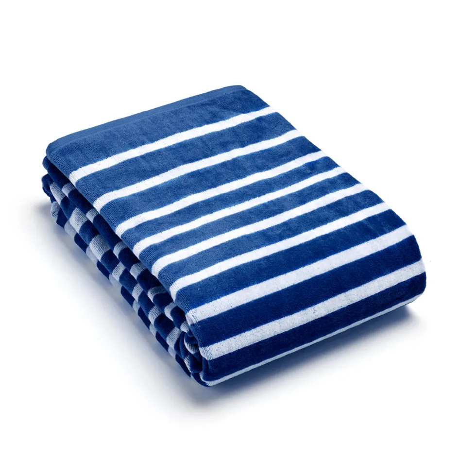 serviette_de_plage_charli_0-2.webp Serviette de plage Charlie Bleu foncé - 90 x 180 cm*Rodier Sale