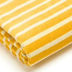 Serviette de plage Charlie Jaune - 90 x 180 cm*Rodier Clearance