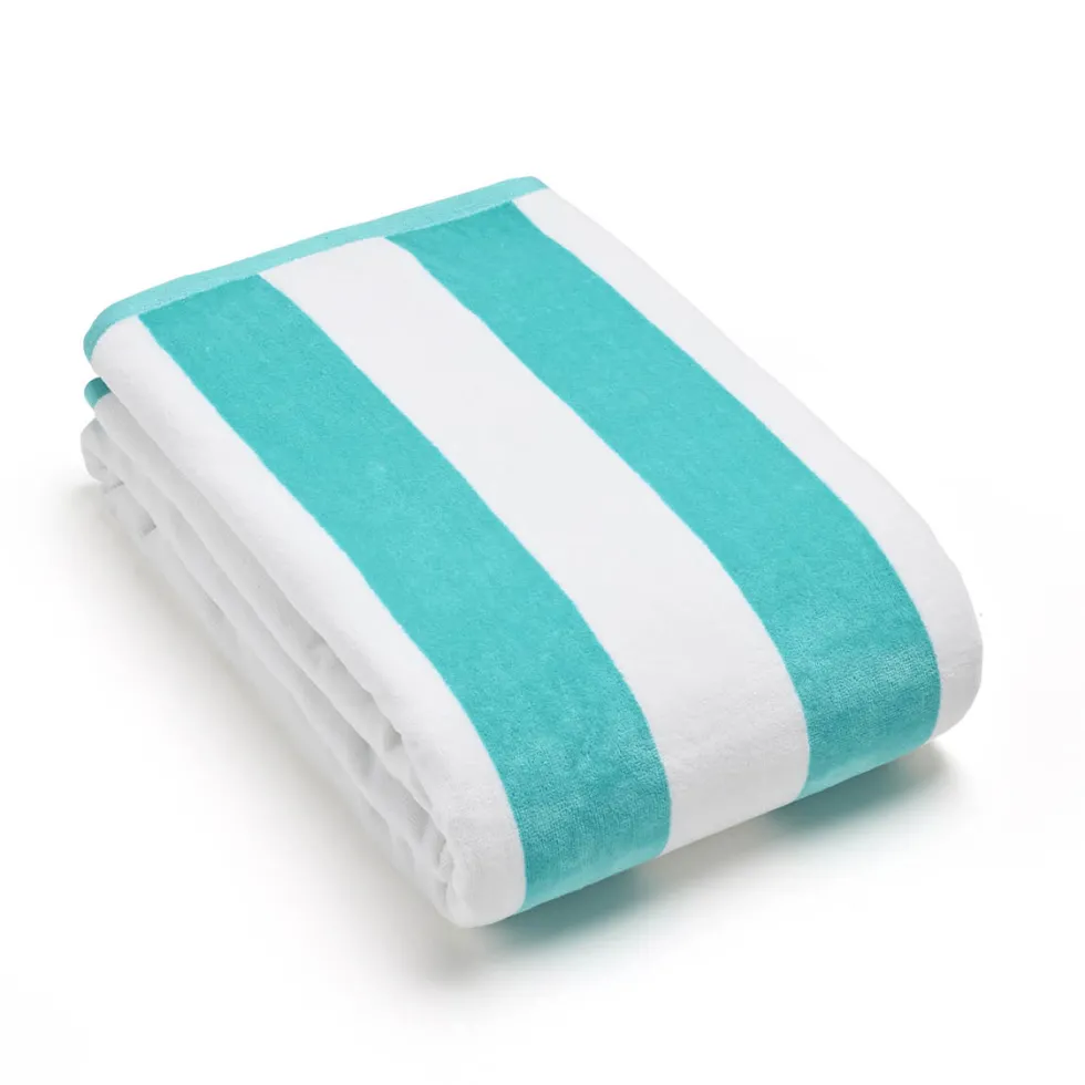 serviette_de_plage_consta_0.webp Serviette de plage Constance Turquoise - 90 x 180 cm*CXLbyChristianLacroix Outlet
