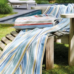 Serviette de plage Crète Multicouleur rouge - 100 x 180 cm*Maison Héritage Fashion