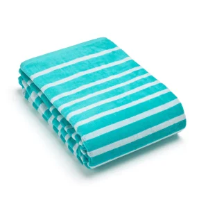 Serviette de plage Gabrielle Turquoise - 90 x 180 cm*Ines by Ines de la Fressange Discount