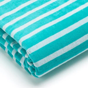 Serviette de plage Gabrielle Turquoise - 90 x 180 cm*Ines by Ines de la Fressange Discount