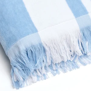 Serviette de plage Jamaïque Bleu clair - 100 x 180 cm*Maison Héritage Online