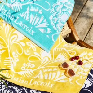 Serviette de plage Love Stories Turquoise - 90 x 180 cm*CXLbyChristianLacroix New