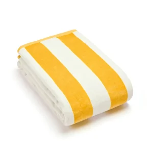 Serviette de plage Maël Jaune - 90 x 180 cm*Maison Héritage New