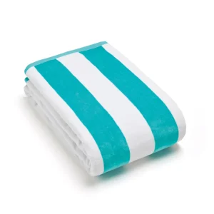 Serviette de plage Maël Turquoise - 90 x 180 cm*Maison Héritage Clearance