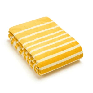 Serviette de plage Océane Jaune - 90 x 180 cm*Cacharel Fashion