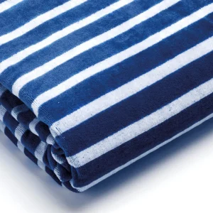 Serviette de plage Océane Bleu foncé - 90 x 180 cm*Cacharel Online