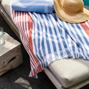 Serviette de plage Philippines Bleu clair - 100 x 180 cm*Cacharel Discount