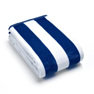 Serviette de plage Selena Bleu foncé - 90 x 180 cm*Ines by Ines de la Fressange Hot