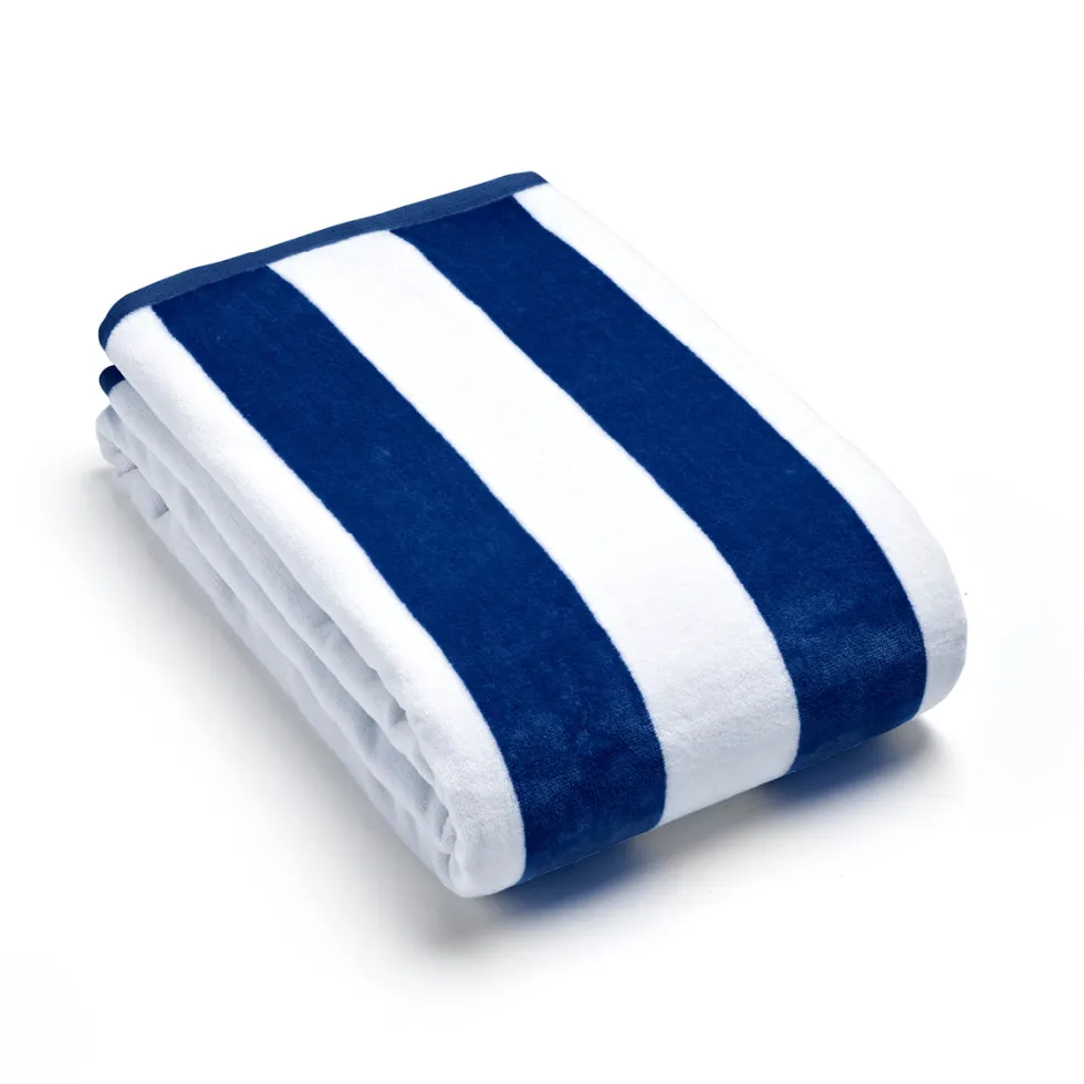 serviette_de_plage_selena_0-2.webp Serviette de plage Selena Bleu foncé - 90 x 180 cm*Ines by Ines de la Fressange Hot