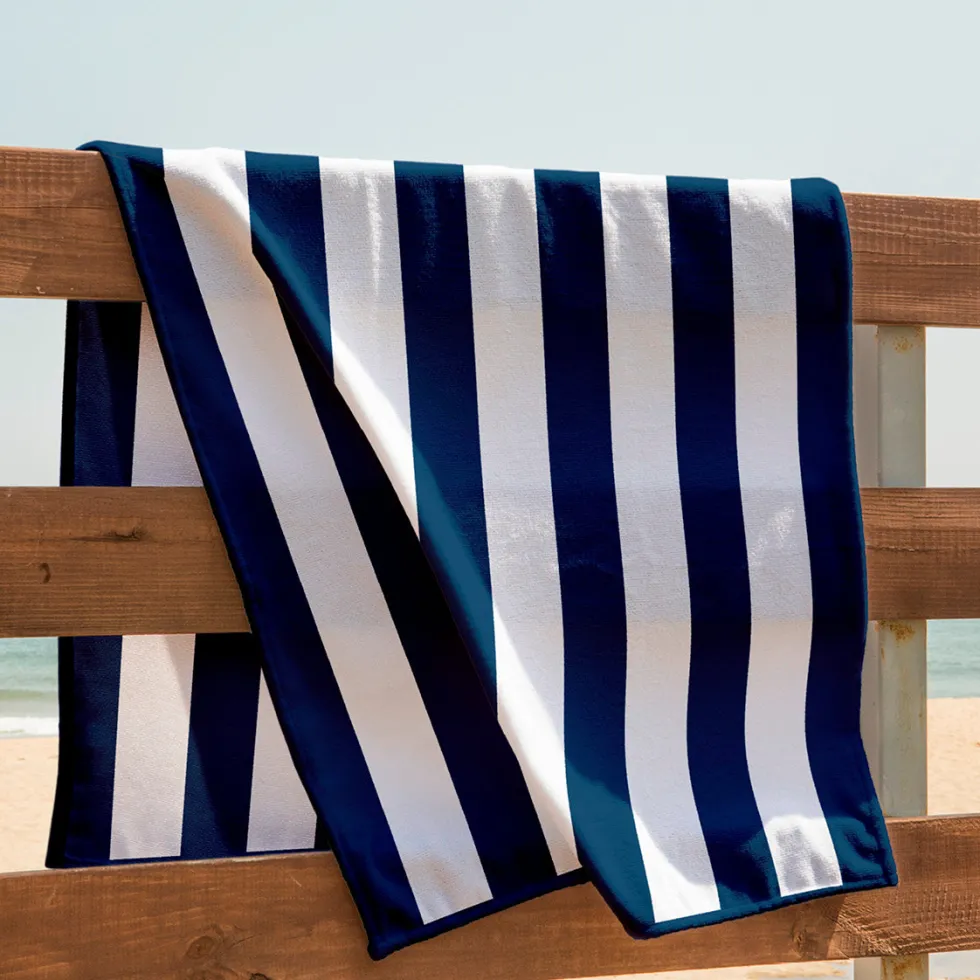 serviette_de_plage_selena_2-2.webp Serviette de plage Selena Bleu foncé - 90 x 180 cm*Ines by Ines de la Fressange Hot