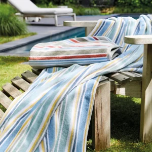Serviette de plage Sicile Multicouleur jaune - 100 x 180 cm*Cacharel Outlet
