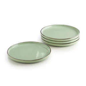 Set de 4 assietes - Vert clair*Brandt Outlet