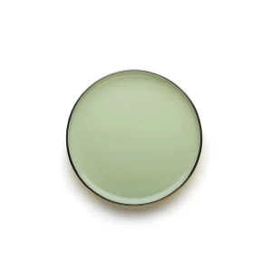 Set de 4 assiettes creuses avec relief - Vert foncé*Brandt New