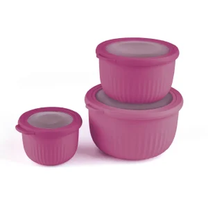 Set de 3 bols à usages multiples avec couvercles hermétiques*Brandt Online
