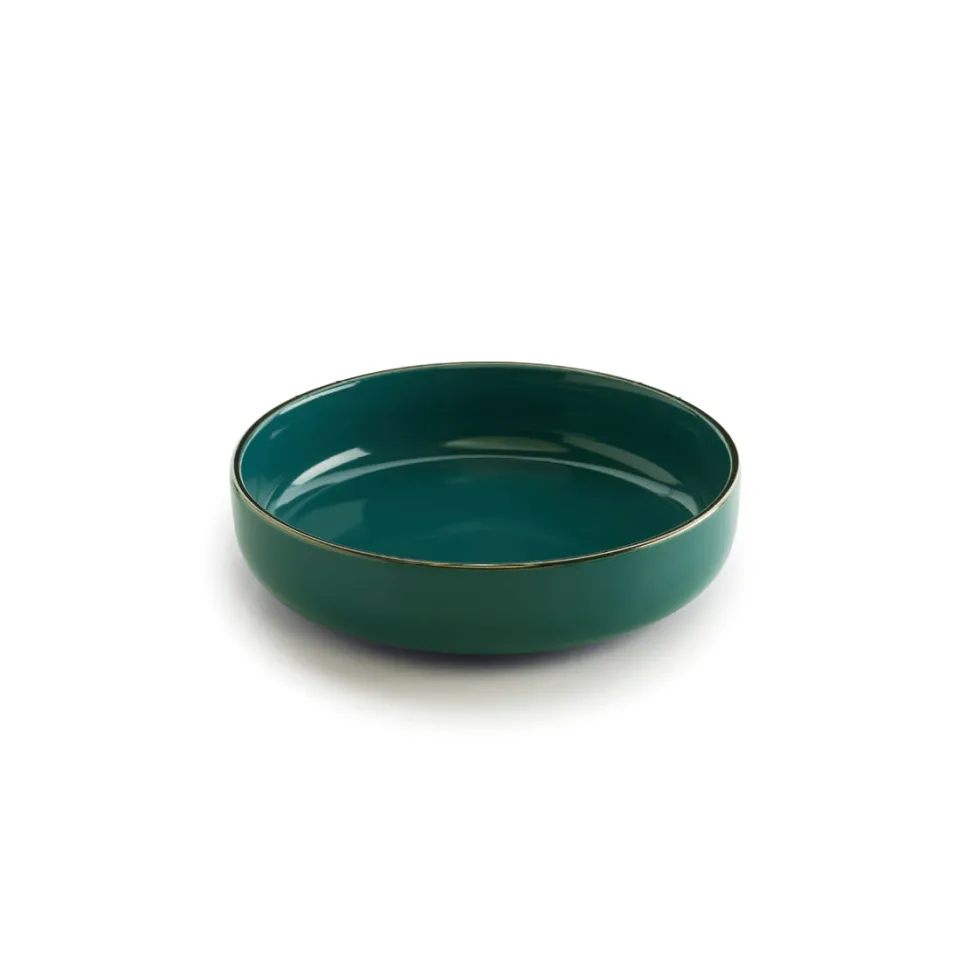 set_de__bols_avec_relief__3.webp Set de 4 bols avec relief - Vert foncé*Sauter Discount
